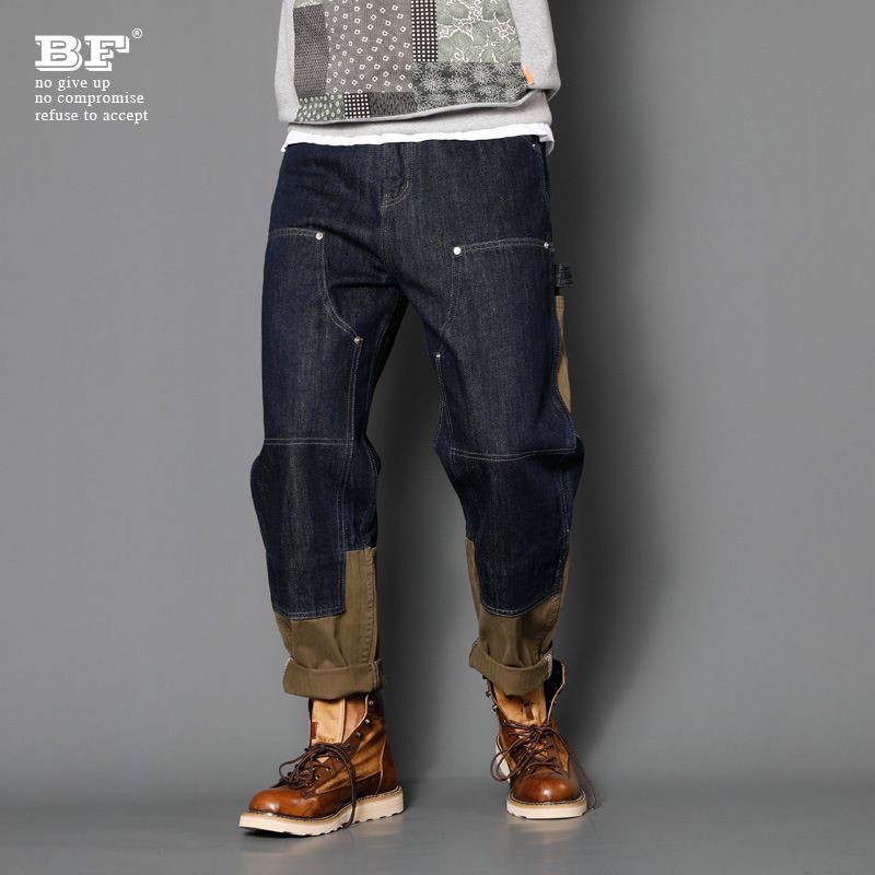 Herrenbekleidung [UrbanStraight] Herren Premium Denim Jeans - American Style Straight Fit | Multi-Pocket-Design_voghion.com