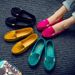Women's Casual Solid Color Round Toe Flats_voghion.com