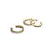 Brass With Real Gold Plating, Hot Selling Across, Simple Niche Design, Smooth And Non Pierced Ear Clips With Zircon_voghion.com