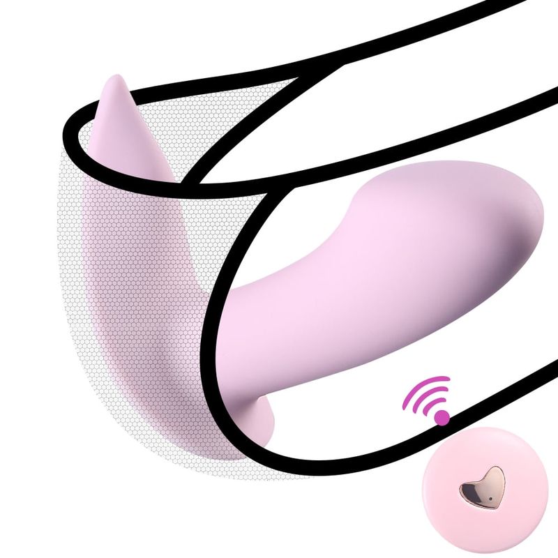 TLUDA Wearable Panty Vibrator With Remote Control For Women ,Wearable Dildo Vibrator Women Sex Toys_voghion.com