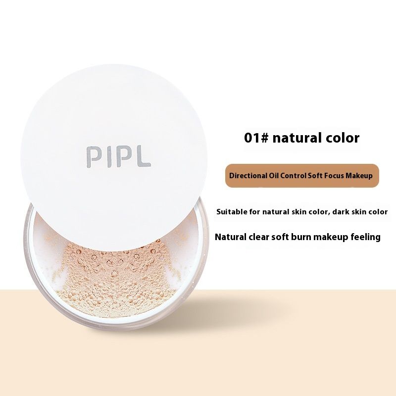 PIPL løs makeup vandfast, svedafvisende, langvarig concealerpudder, tør fedtet hud, honningpudder til fair pris_voghion.com