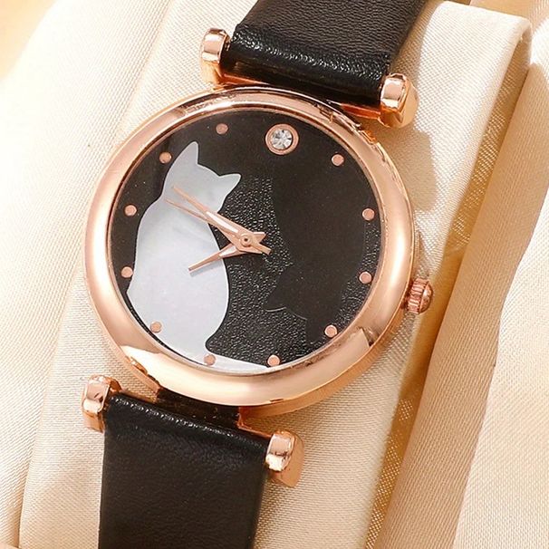 Ladies Quartz Watch Elegance Ladies Watch Fashion Cat Watch Student Watch Daily Commuter Casual Birthday Valentine's Day Gift_voghion.com
