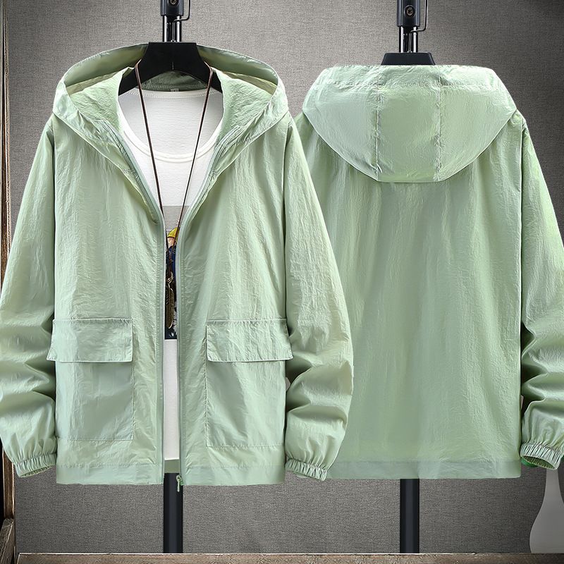 Men's Clothing Sun Protection Clothing Jacket Men's Fat Plus Size Loose Fat Sun Protection Clothing_voghion.com
