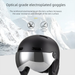 New Outdoor Sports Ski Helmet With Goggles For Men Women, Skiing Snowboarding Helmet, Single Board, Warm And Safe_voghion.com