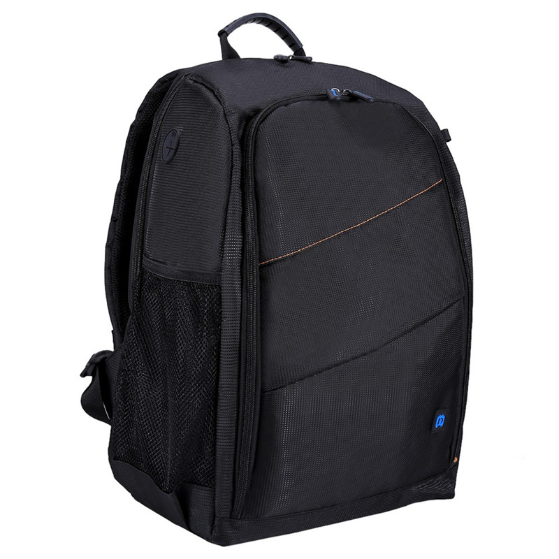 Black Gray Outdoor Portable Waterproof Backpack Video Digital DSLR Camera Bag With USB Charging Port For Camera Tablets Laptops_voghion.com