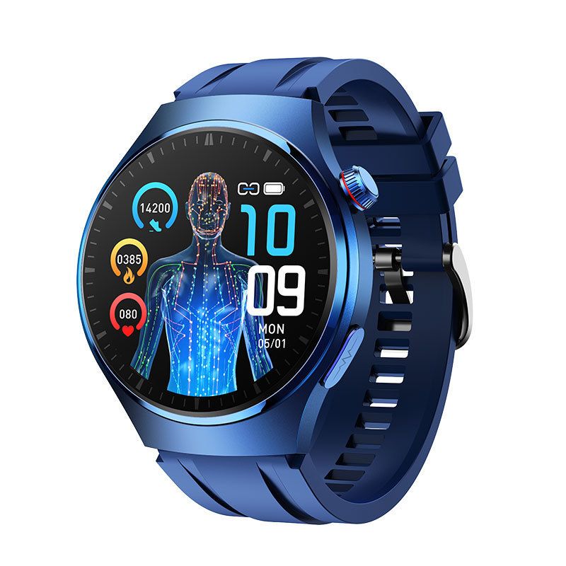 New MT200 Smartwatch Bluetooth Call ECG Electrocardiogram Temperature Blood Glucose Heart Rate Blood Pressure Multi Sport Wristband_voghion.com