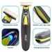 Hybrid Electric Trimmer Razor Shaver Waterproof Washable Beard Grooming Body Hair Groomer for Men and Women_voghion.com
