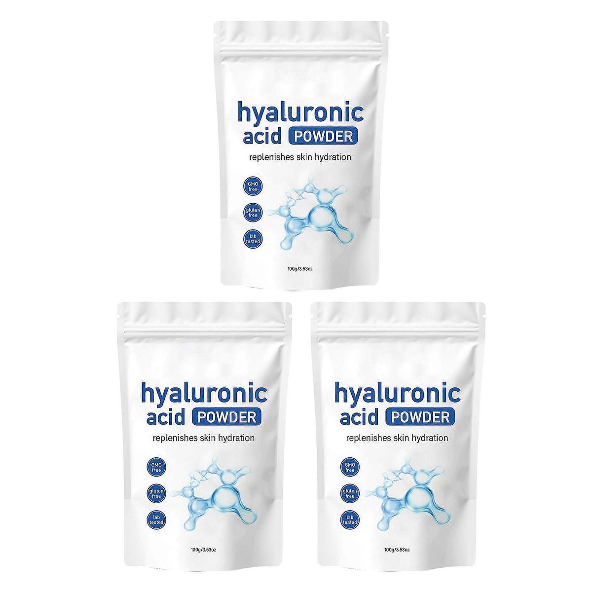 100g Hyaluronic Acid Serum Powder Hyaluronic Acid Powder For Diy Facial Mask Serum Skin Hydration Support_voghion.com