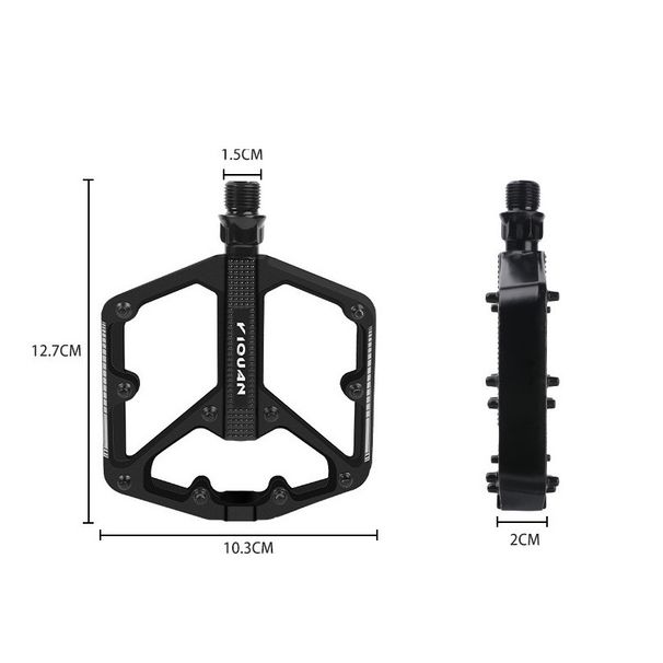 Mountain Road Bike Aluminum Alloy Foot Pedals Anti-Slip Widened Pegs Cycling Gear Accessories_voghion.com