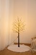 1.5M/1.8M Plug-in Illuminated Bronze Christmas Tree Set - Premium PVC Holiday Decor For Home, Hotel & Commercial Spaces_voghion.com