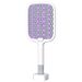 New Mosquito Zapper - Rechargeable 2-in-1 Electric Swatter With UV Light & Auto Attract (4000V Shock, Lithium Battery, Safe For Kids)_voghion.com