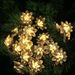 Solar LED String Lights With USB & Battery Power, Waterproof IP44 For Garden Patio Christmas Party Wedding Decoration, 8 Modes Dimmable Fairy Lights_voghion.com