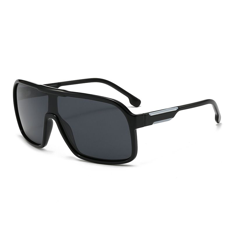 New Fashionable One-piece Large Frame Sports Sunglasses, European and American Outdoor Colorful Cycling Trend Integrated Sunglasses_voghion.com