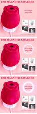 Rose Shape  Sucking Vibrator Intimate Nipple Sucker Oral Powerful Licking Clitoris Stimulation Massager_voghion.com