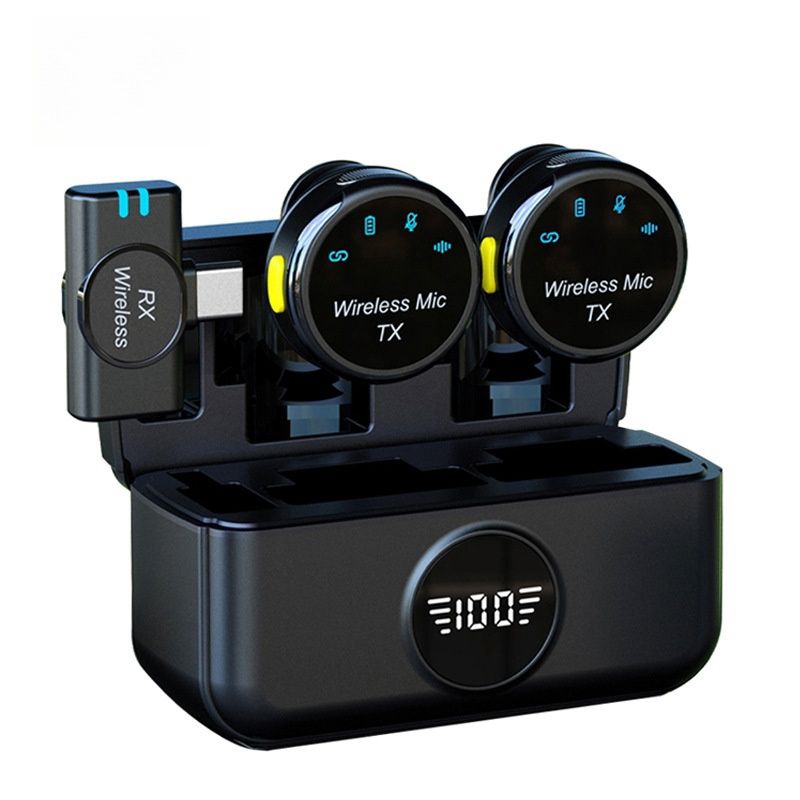 Mini bezdrátový mikrofonní vysílač s 30hodinovou výdrží baterie a živými reverb efekty – dokonalé přenosné audio řešení_voghion.com