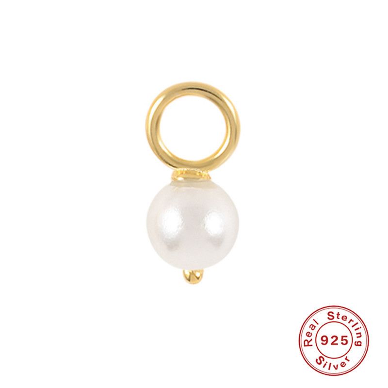 Bijoux pour femmes en argent sterling S925, boucles d'oreilles pendantes en perles, accessoires pour vêtements de travail_voghion.com