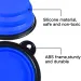 Silicone Dog Feeding Bowl, 1000 Ml, With Carabiner By PawParty Store_voghion.com