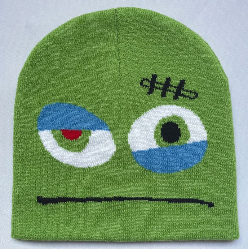 knitted hats for men and women jacquard hats European and American popular hats hip hop hats funny pirate cartoons_voghion.com