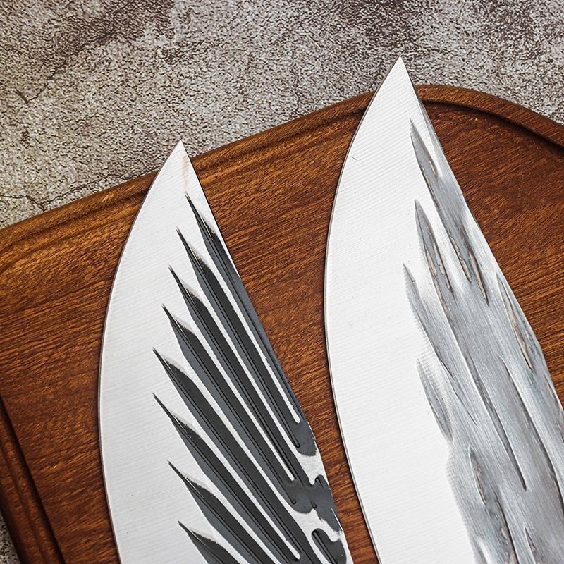 Couteau de boucherie de porc tranchant forgé à la main, ensemble complet de couteaux de découpe d'os commerciaux pour l'abattage de porcs_voghion.com