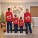 Tenues de Noël assorties pour toute la famille, imprimées en 3D : ensembles pull-over parent-enfant, manches longues et pantalons festifs, prêts pour les photos de fêtes._voghion.com