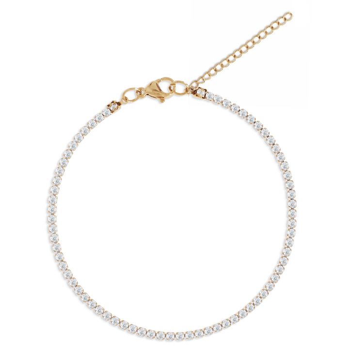 Set di gioielli da donna, stile semplice e retrò, con bracciale in acciaio inossidabile placcato oro vero e zircone_voghion.com