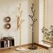 Trendy Living Room Hanger Cream Color Floor-standing For Home Bedroom Indoor Simple Vertical Clothes Rack Magic Tool_voghion.com