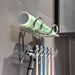 Modern Minimalist Stainless Steel Toothbrush Holder Wall-mounted No-drill Circular Design Practical Drainage_voghion.com