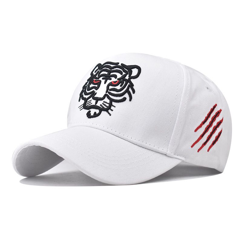 Tiger hat trucker back buckle animal hat outdoor sports baseball cap embroidered tennis cap for men and women_voghion.com