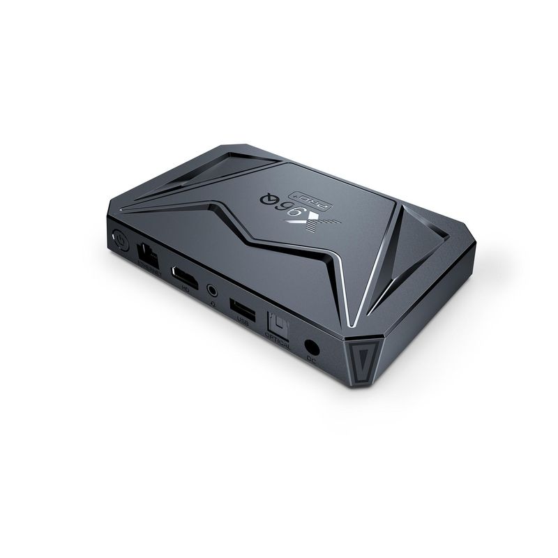 Decodificador de televisión inteligente X96Q PRO + con protocolo de Internet Gigabit, subwoofer H728, reproductor multimedia Android 14_voghion.com
