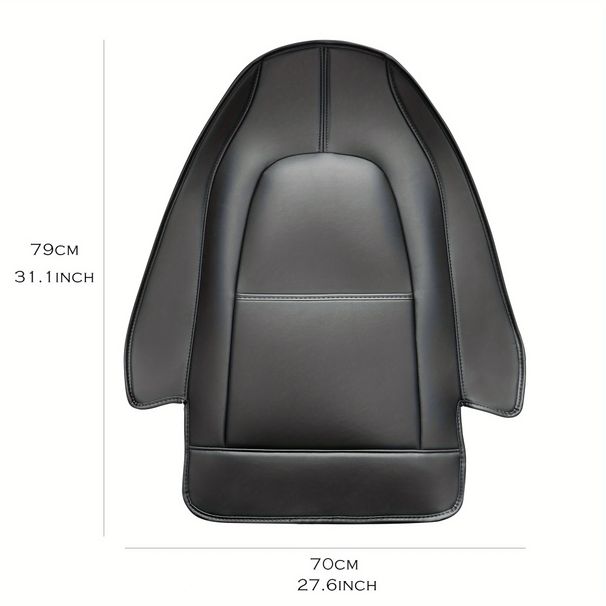 For Tesla 3 Model Y Seat Back Protector Backseat Kick Mats For Kids Extra Organizer Pocket_voghion.com