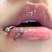 Roestvrijstalen ring, hot sale, S-staaf, stud, externe schroefdraad, puntige lip, sieraden, body piercing accessoires_voghion.com