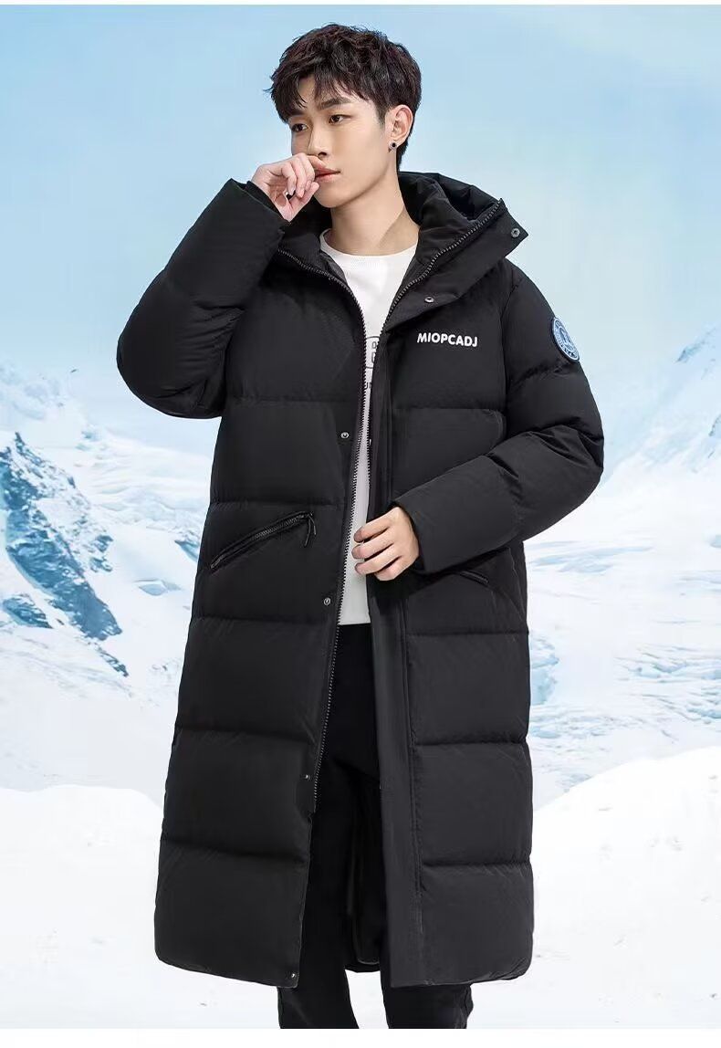 Piumino da uomo, grande, in piuma d'oca, di media lunghezza, invernale, nuovo, di alta qualità, tre prove, caldo e freddo estremo, giacca alla moda, spessa_voghion.com