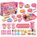 Set da gioco per bambini transfrontalieri, utensili da cucina, simulazione del tè pomeridiano, cibo, torta, ragazza, set interattivo per la pausa del tè, giocattolo all'ingrosso_voghion.com