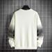 Maglione casual largo e largo da uomo, primavera e autunno, con scollo rotondo, a maniche lunghe, di grandi dimensioni, di colore sfumato_voghion.com