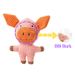 Cute Dog Pet Accessories Cow Rabbit Plush Puppy Chew Squeaky Whistling Toys For Dogs With BB Whistle By PawParty Store_voghion.com