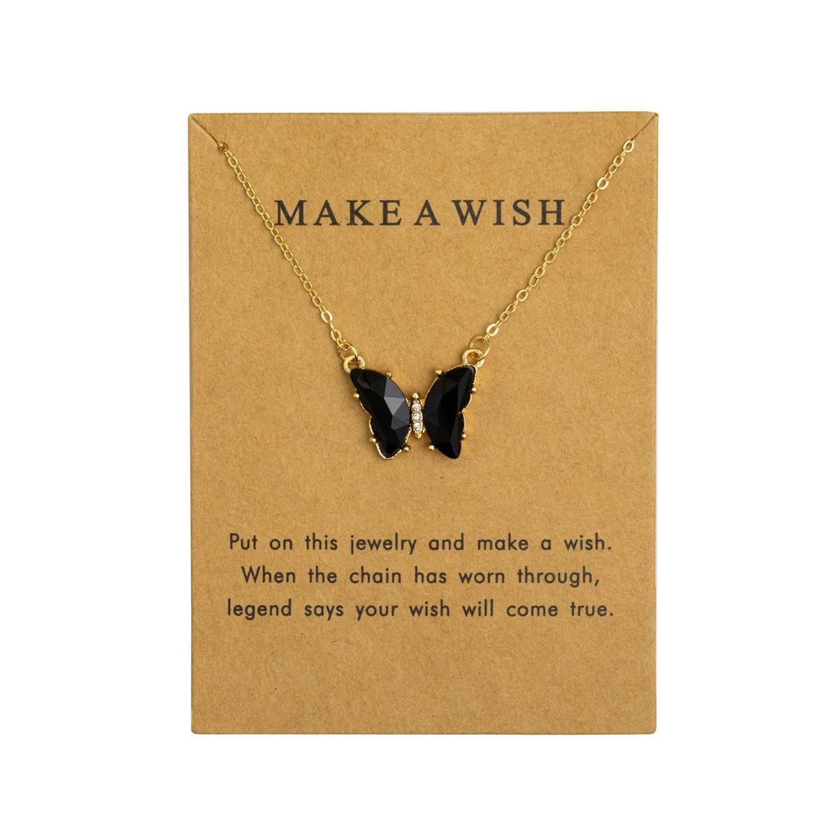 Collana con ciondolo a forma di farfalla da donna, 2025, catene sottili di vari colori, ciondolo a forma di carta, gioielli_voghion.com