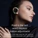 Long-Wear Comfortable Computer Bluetooth Headset True Wireless Ear Hook Painless Bone Conduction Ultra-Long Battery Life_voghion.com