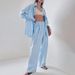 Women's Clothing Loose Cotton And Linen Suits Simple Long Sleeved Shirts And Trousers Two Piece Casual_voghion.com