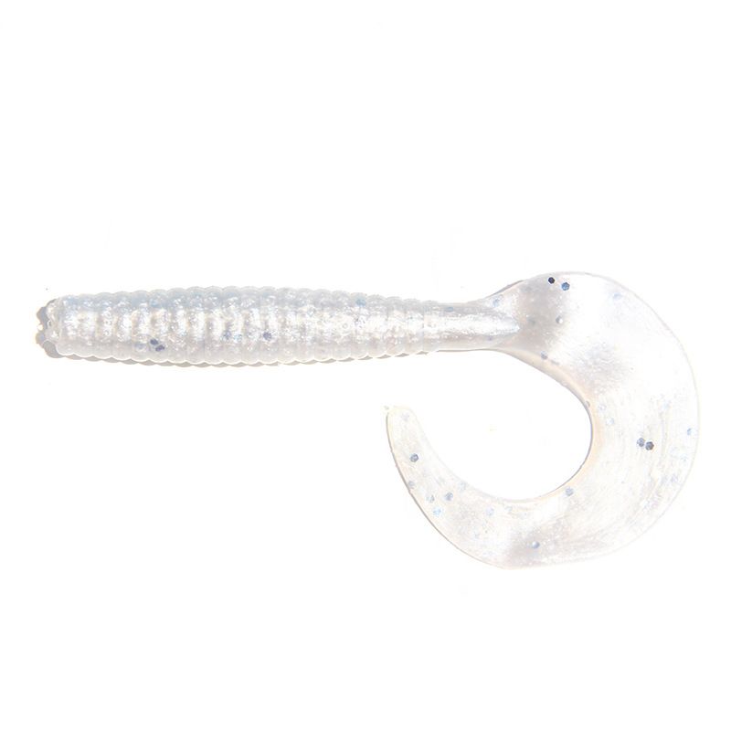 Nová návnada s kudrnatým ocasem, rybí návnada 4,2 g/8 cm, silikonová měkká návnada, simulace rybí návnady 5/10_voghion.com