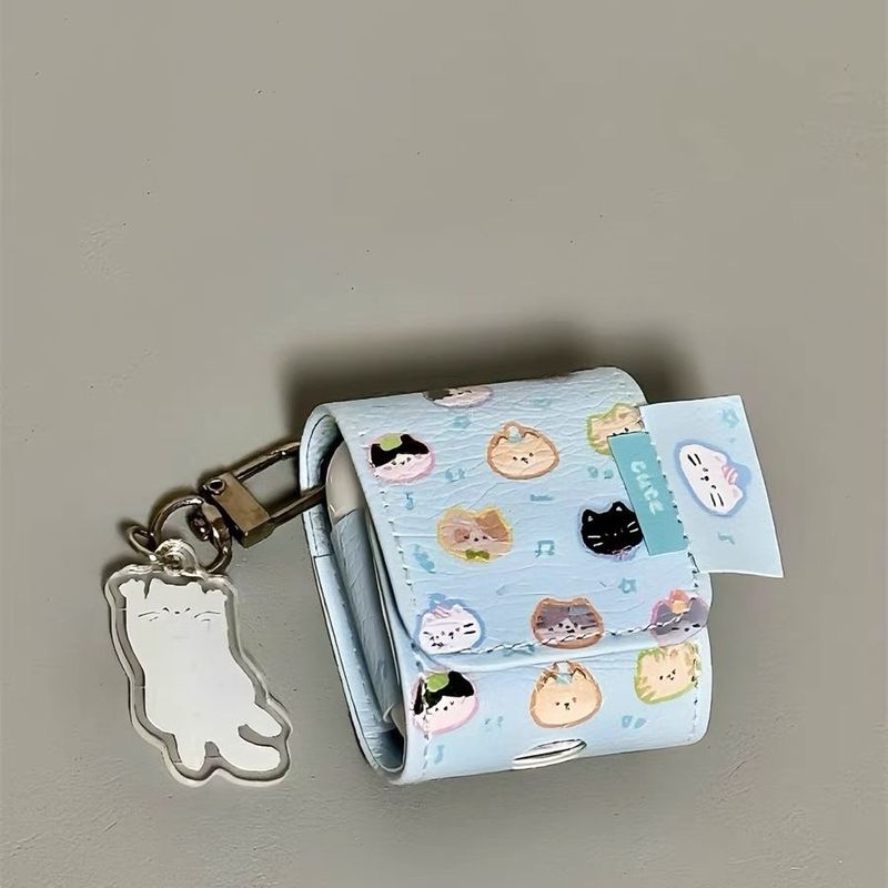 Suitable For Pro Cat Head A Pple Earphone Case 1/2 Generation Protective Cover_voghion.com