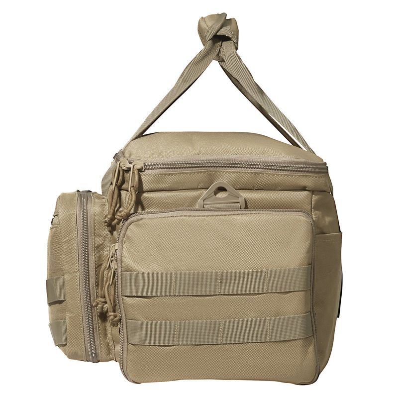 VEVOR Range Bag For 4 Pistols Tactical Gun Range Bag Single Shoulder Strip Brown_voghion.com