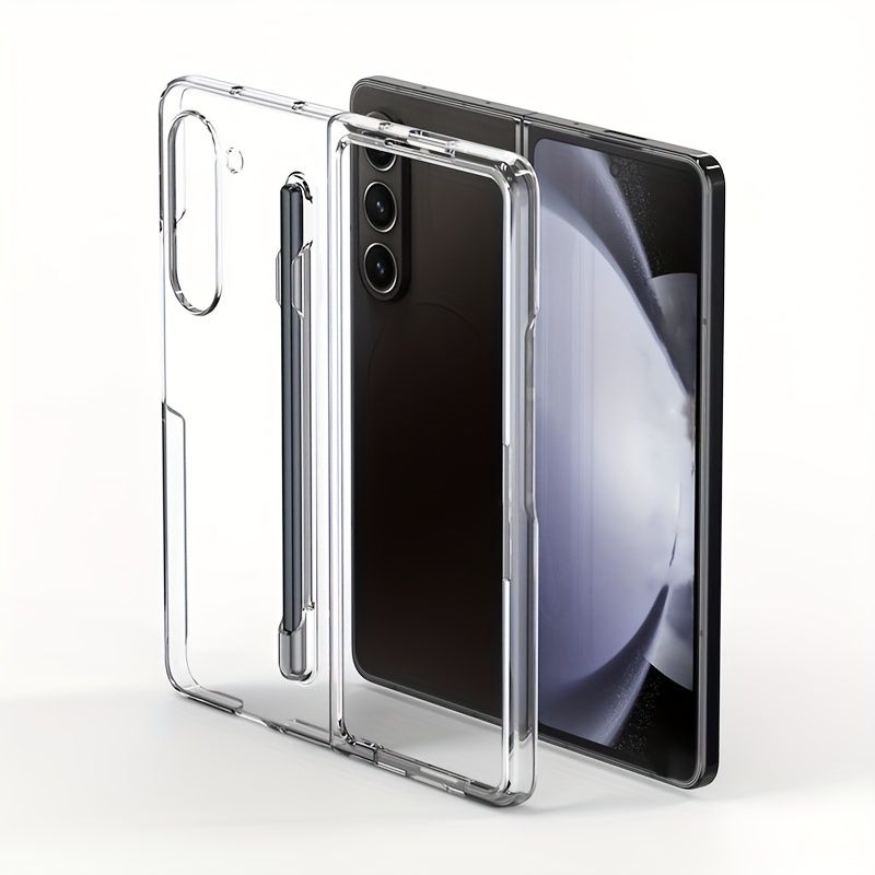 Ultra Thin Z Fold 4/5 Case with S Pen - Frosted Folding Full Coverage Shockproof Protection - S Pen Included Accessory for Enhanced Durability_voghion.com