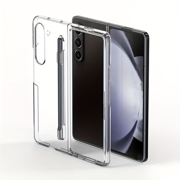 Ultra Thin Z Fold 4/5 Case with S Pen - Frosted Folding Full Coverage Shockproof Protection - S Pen Included Accessory for Enhanced Durability_voghion.com