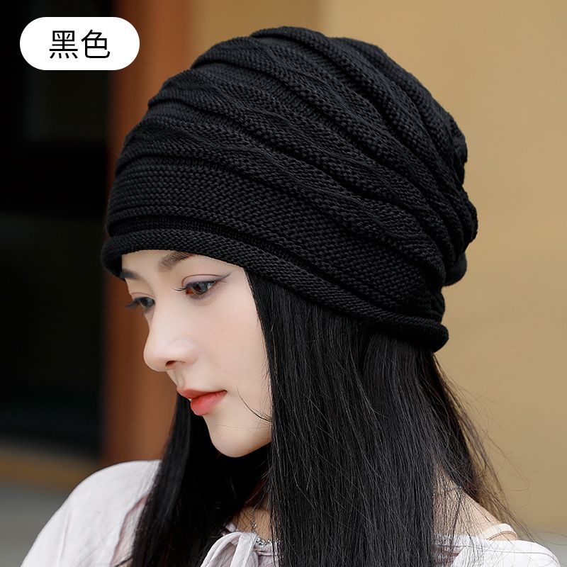 Herfst 2023 Hot-selling warme gebreide dames winter nieuwe stijl beanie slouchy muts_voghion.com