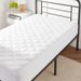 900GSM 5cm High-Loft Air Layer Mattress Pad – Diamond Quilted Cooling Bed Topper (Queen, White, Polyester)_voghion.com