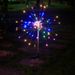 Solar Flower Lights Outdoor Waterproof - 8 Lighting Modes Garden Decoration With 90/120/150/200 LED Lights, Warm White & Color Changing_voghion.com