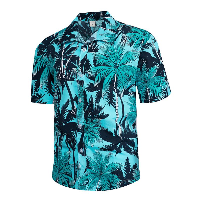 Chemise ample de style hawaïen rétro, à séchage rapide, pour les vacances à la plage, nouvelle collection classique_voghion.com