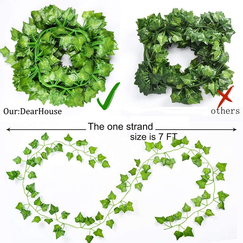 Simulazione spot foglie in rattan simulazione fiore decorazione vite vite pothos edera foglie d'uva edera_voghion.com