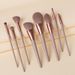 8 Stéck Make-up Pinselen Tools Set Kosmetesch Pudder Aeschatten Foundation Rouge Blending Schéinheet Make-up Pinsel Schéinheet Kosmetik Pinsel_voghion.com
