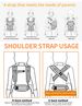 Egobaby Omni Babytrage Baumwolle Atmungsaktiv Ergonomische Rucksäcke Halter Schulter Taille Gürtel Sling Hosenträger 360_voghion.com